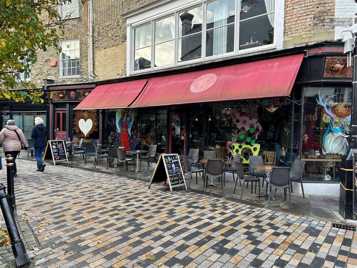 The Eleto Chocolate Cafe in Canterbury was given a two-star hygiene rating