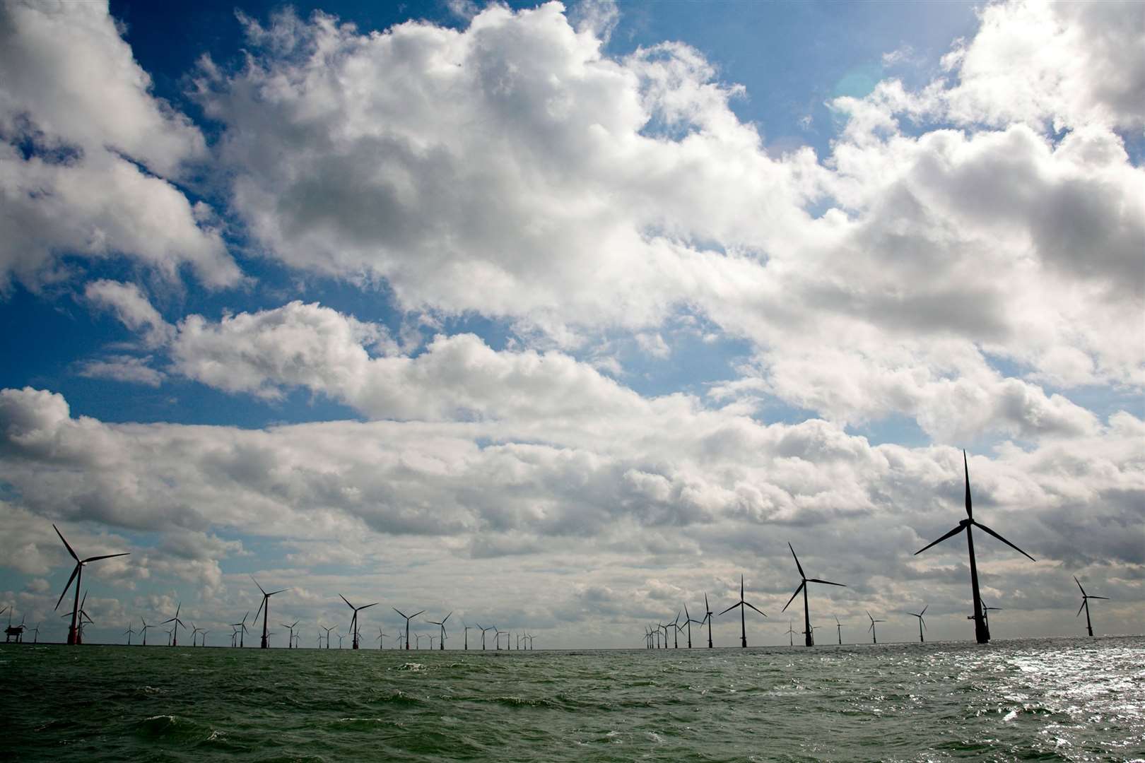 Thanet Offshore Wind Farm. Picture by Kenneth Fleming, Grayling PR.