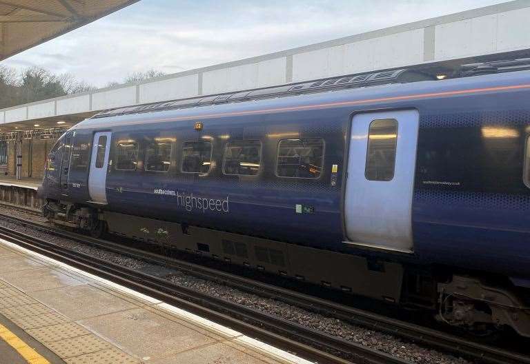 The line between Folkestone and Dover was closed following the incident