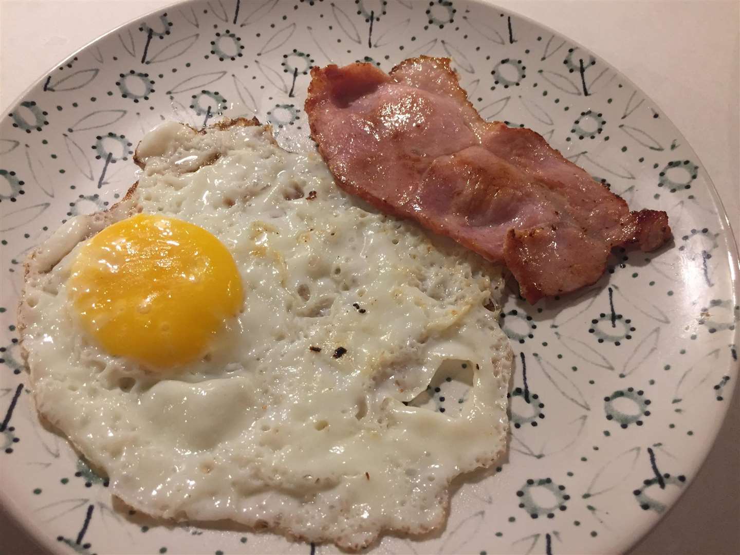 Good old bacon and egg