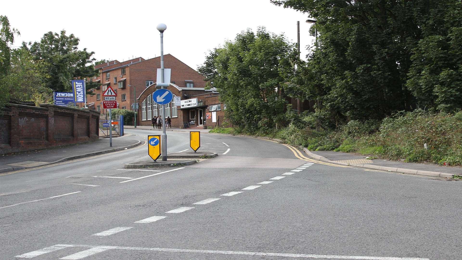 The junction of St Peters Street and Buckland Hill where the flasher was spotted