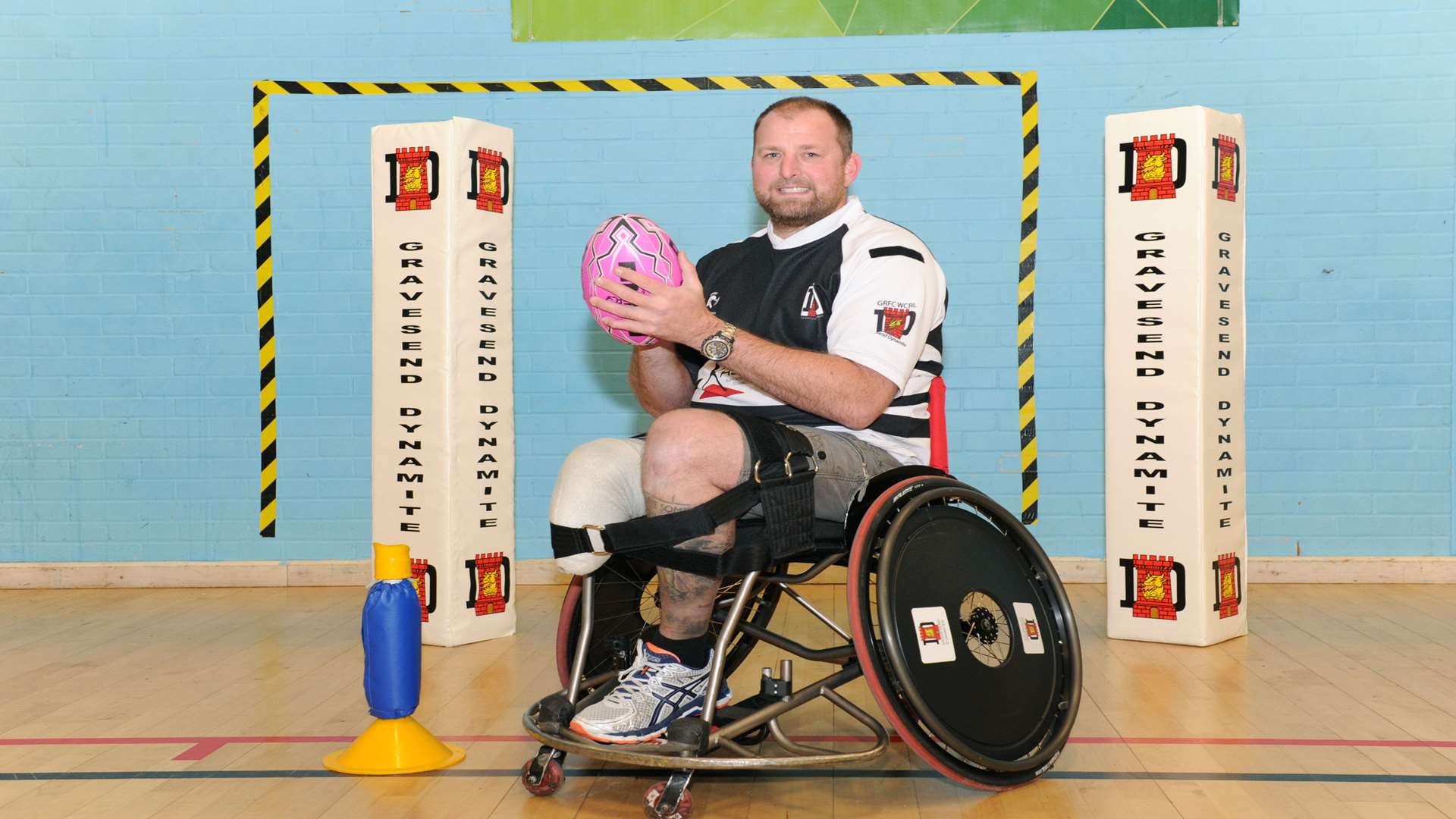 Tony Wyles took up wheelchair rugby after his miltary career was cut short