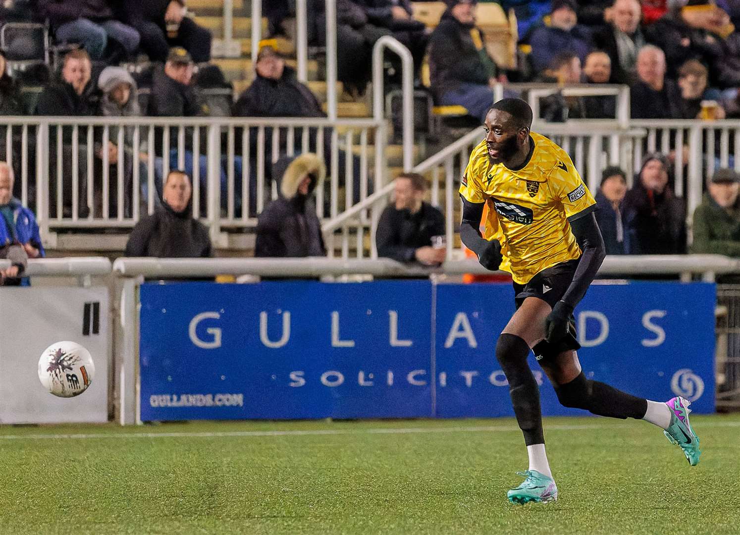 Maidstone United striker Mo Faal has made a flying start at the Gallagher. Picture: Helen Cooper