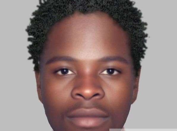 The CGI image of the man they want to identify