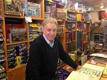 Robert Atkinson, from Stamps and Hobbies in the High Street, which has traded for 46 years. Not entirely happy with the plans, he admits something needs to change.