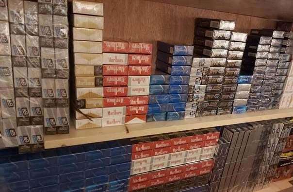 More than 12,000 illegal cigarettes were seized at shops in Chatham and Strood. Picture: Kent Police