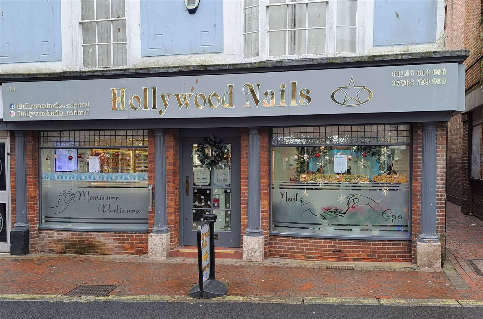 Twelve other beauty salons exist in Ashford town centre, including Hollywood Nails in Lower High Street