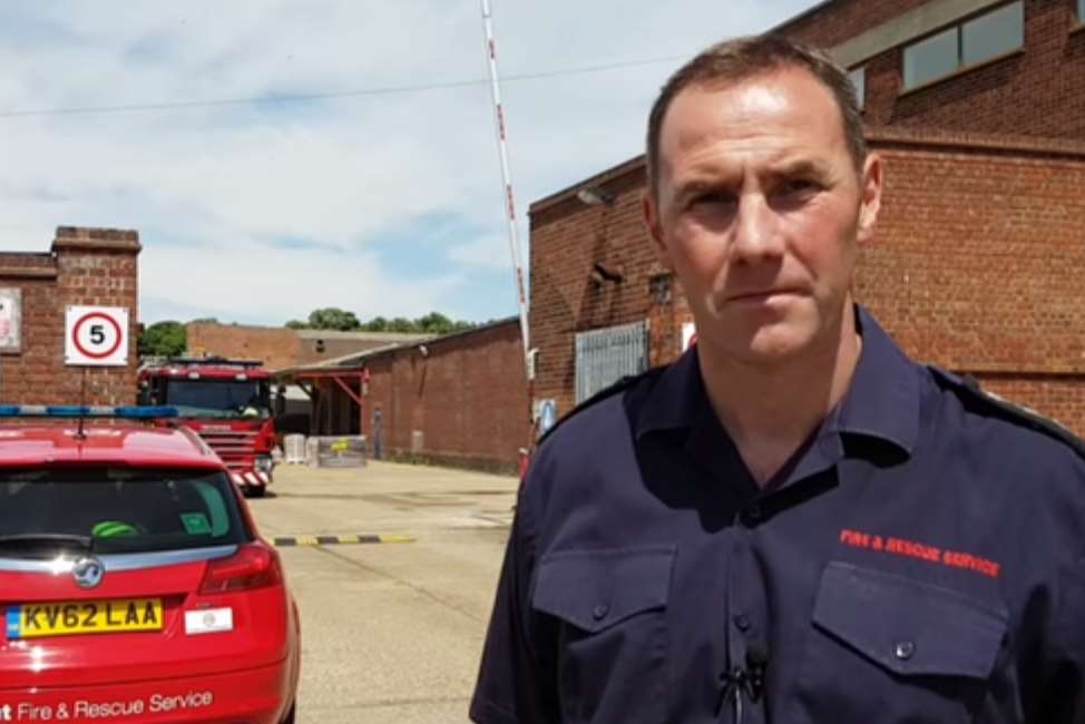 Fire service station manager David Nolan