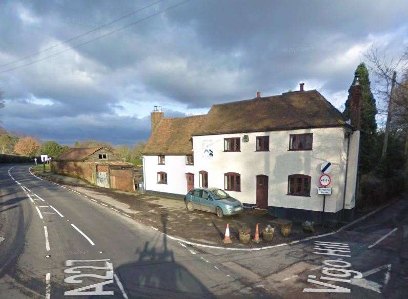 The site of the Vigo Inn in Wrotham. Picture: Google streetview