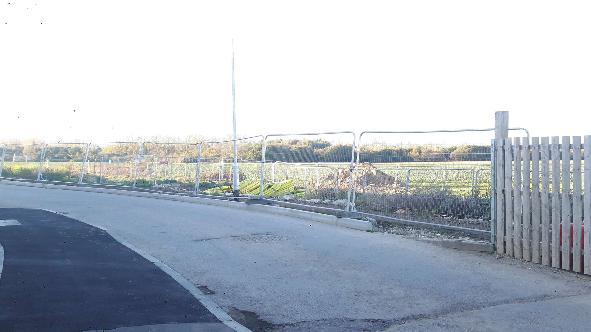 The proposed second wave of development by Timperley at Sholden, with access from Hyton Drive and Cornfield Row (pictured)