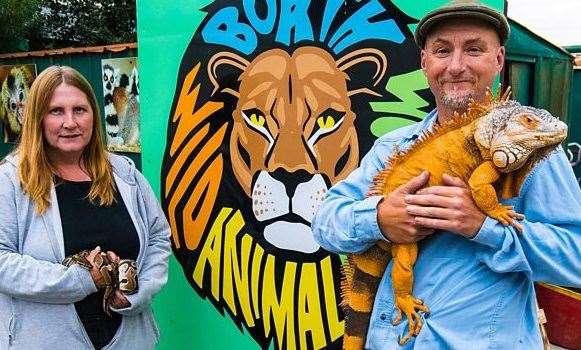 The couple moved from Kent to take on Borth Wild Animal Kingdom. Picture: BBC