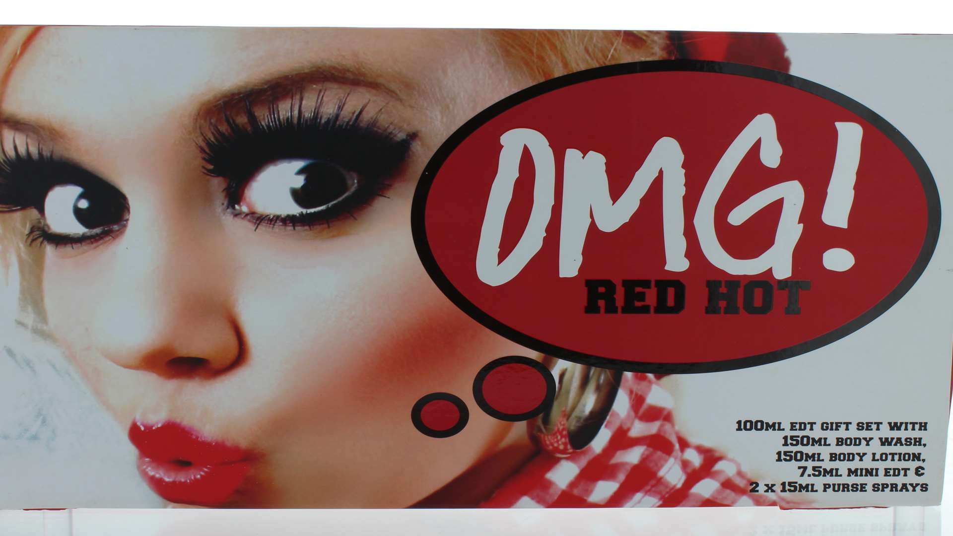 Loving the retro glamour, OMG! Red Hot Fragrance Gift Set, £9.99, Lloyds Pharmacy