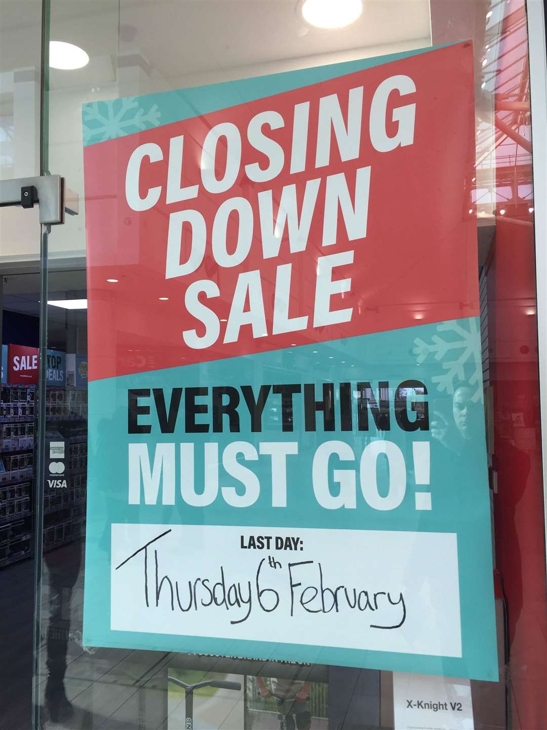 The store is due to close on Thursday