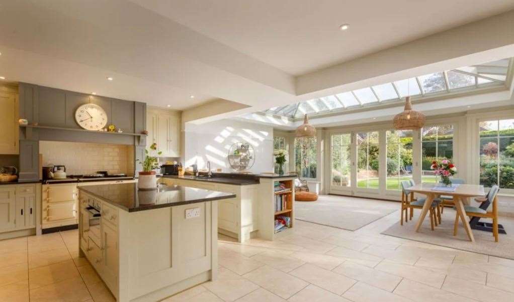 The bespoke kitchen comes with an island Picture: Helen Breeze Property Management