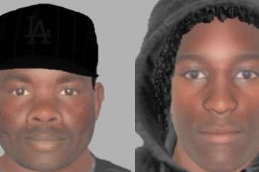 The men wanted in connection with the Trafalgar Street attack