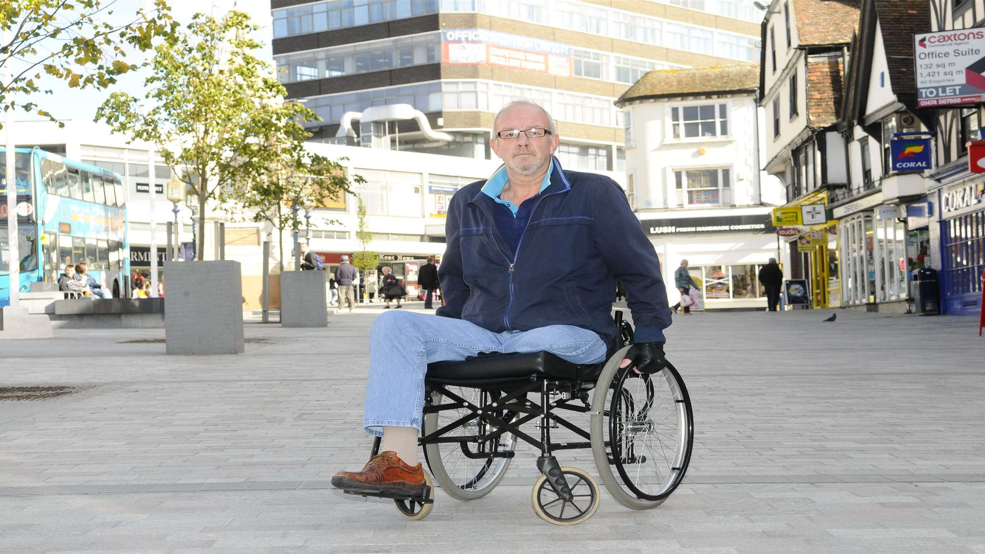 Cllr Stephen Beerling is speaking out to make people aware of problems faced by wheelchair users in Maidstone.