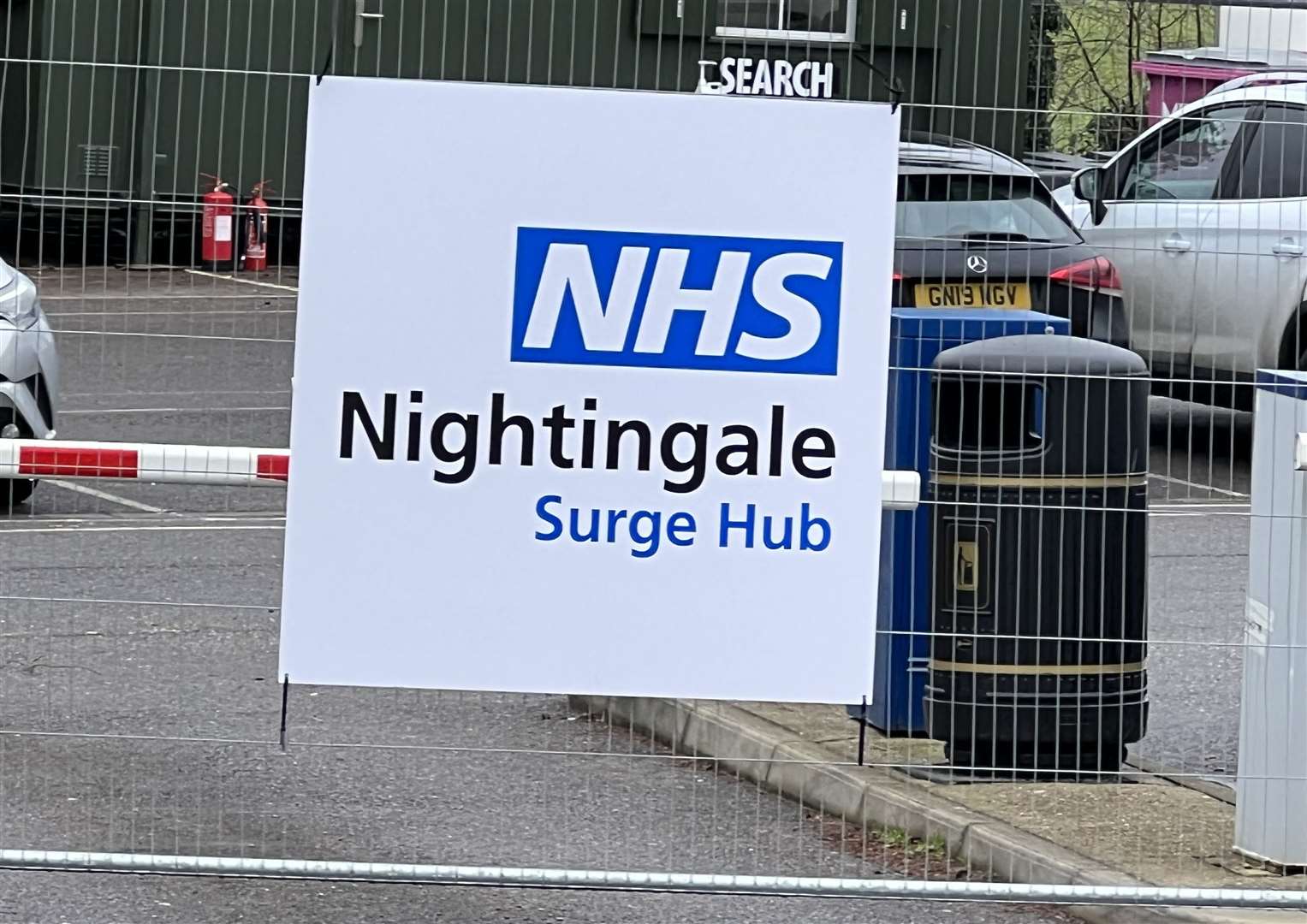 A new surge hub in Ashford will be able to cater for up to 100 people