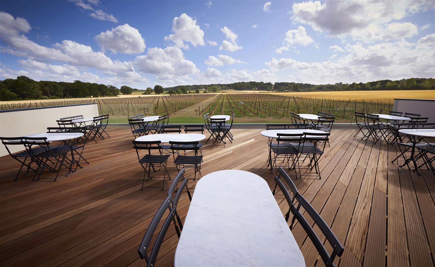 Take in the view at Hush Heath Winery