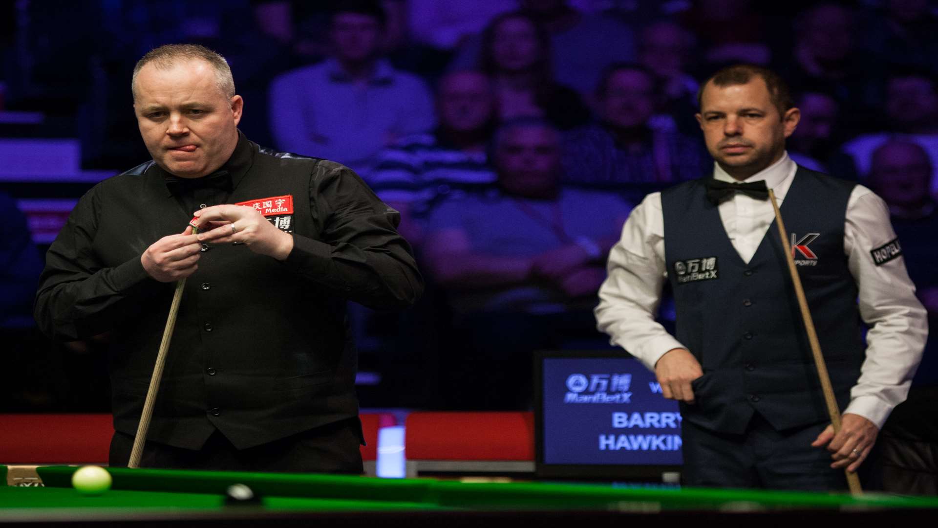 Barry Hawkins says his confidence is on the up despite losing the Welsh Open title to John Higgins Picture: World Snooker