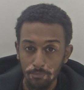 Muraad Musse has been jailed after knocking down an Apple Bluewater store worker and stealing a phone