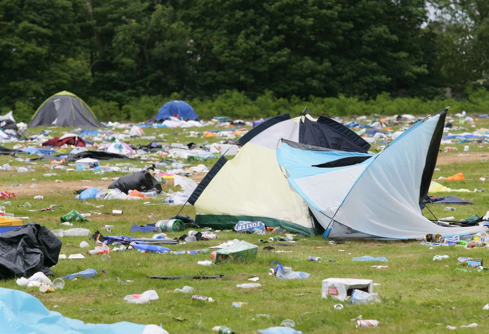 The scene of Zoo8 after the ill-fated festival finally took place