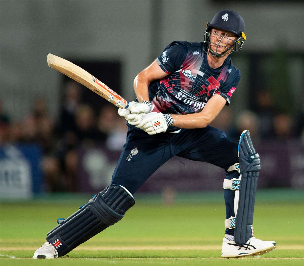 Zak Crawley - top scored for Kent against Gloucestershire. Picture: Ady Kerry