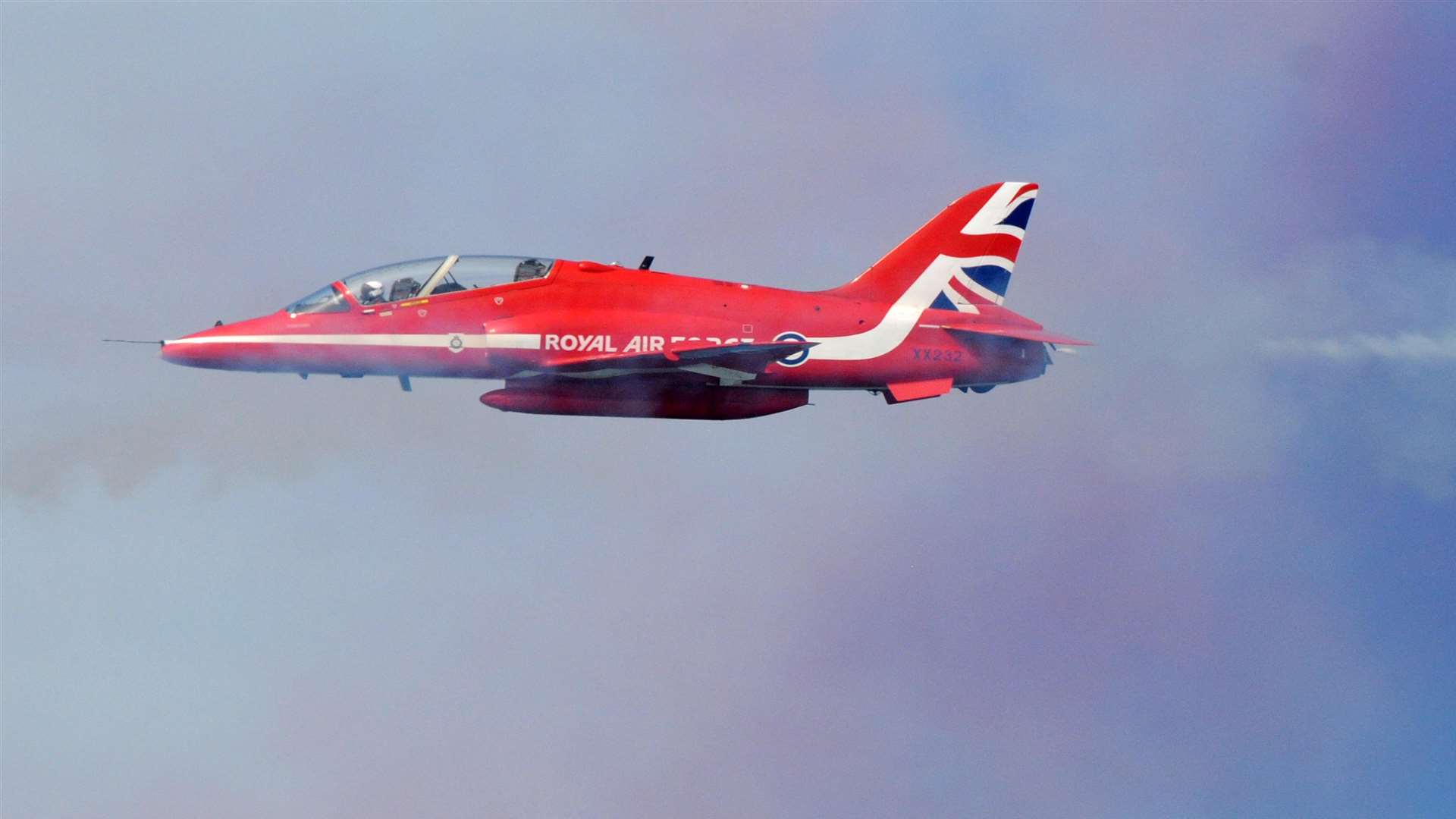 The Red Arrows will also be displaying at Biggin Hill in north Kent on the same day