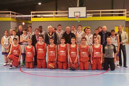 The basketball teams who took part in the festival of sport.