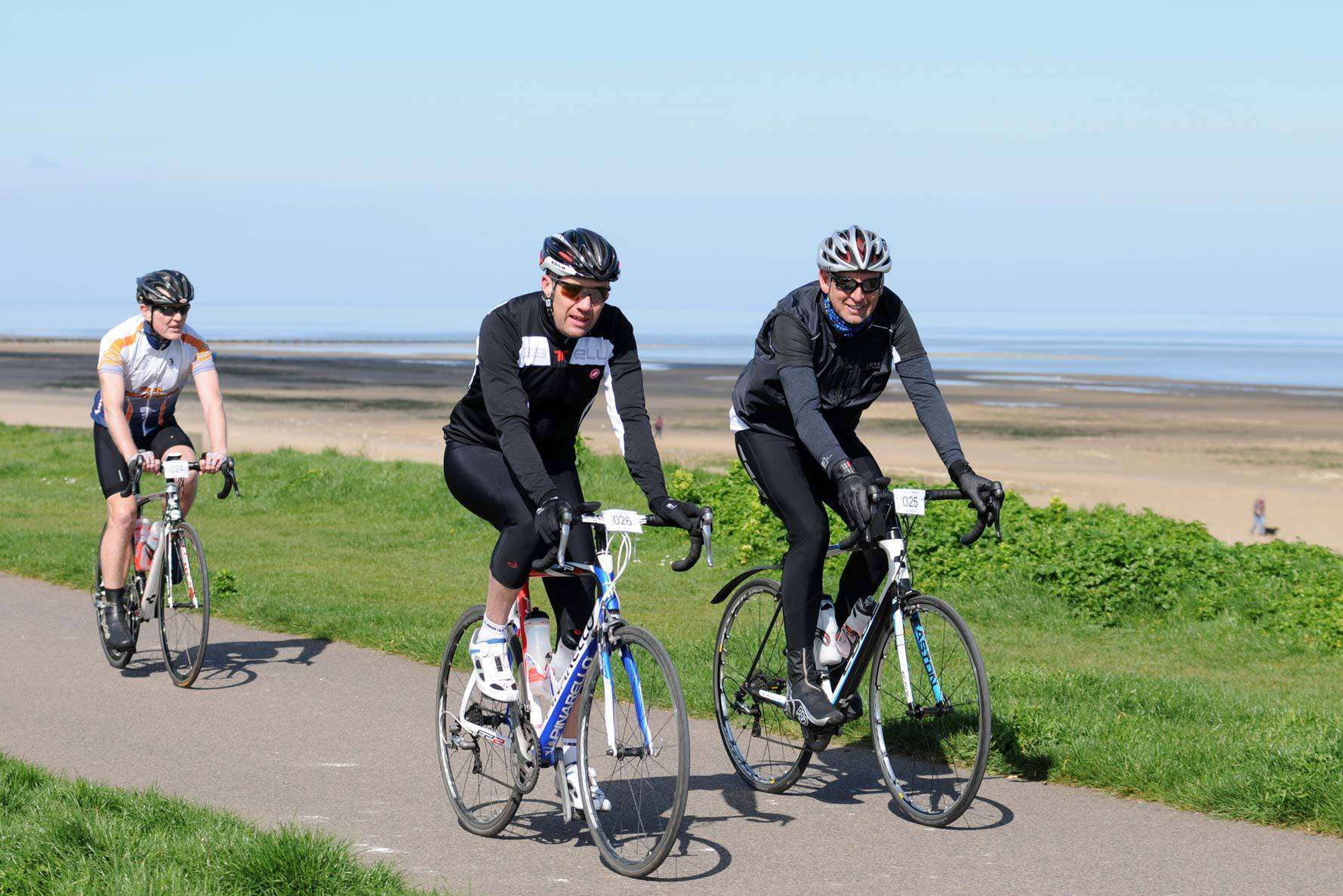 The KM Big Bike Ride starts in Whitstable this year