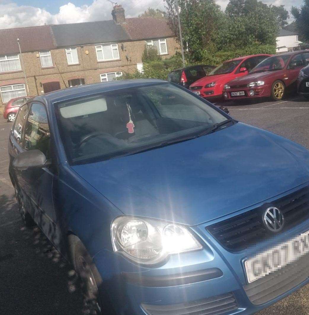Anita's car was reportedly targeted whilst parked outside her home