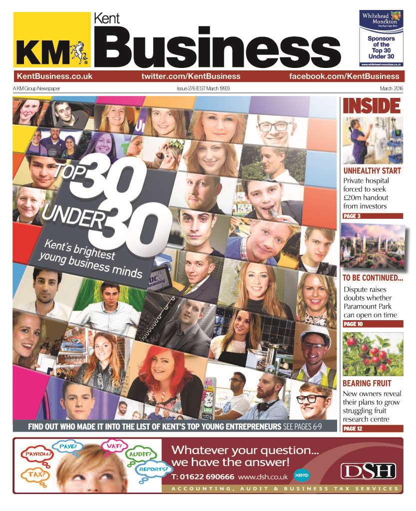 The March edition of Kent Business