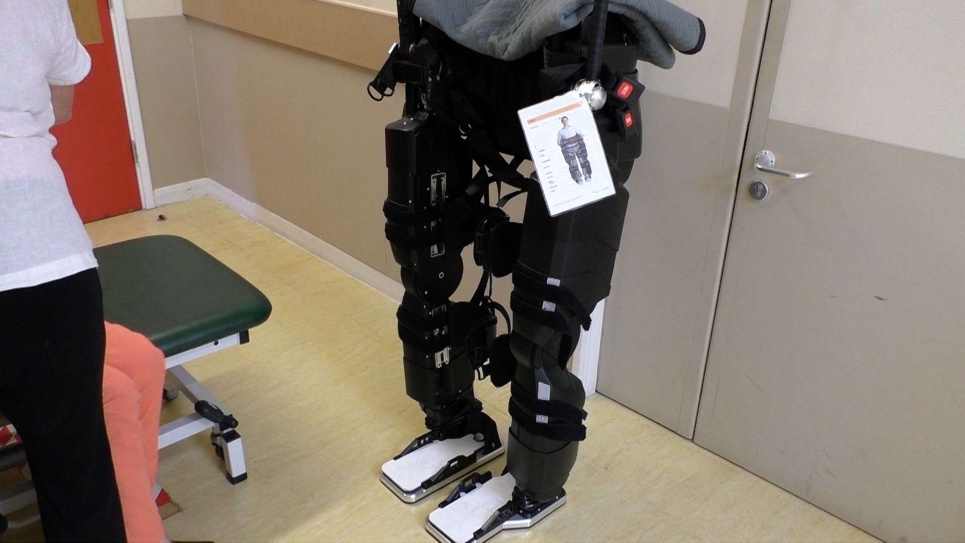 The robotic legs are designed to build core and leg strength