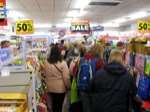 Crowds at the Woolworths' Faversham store