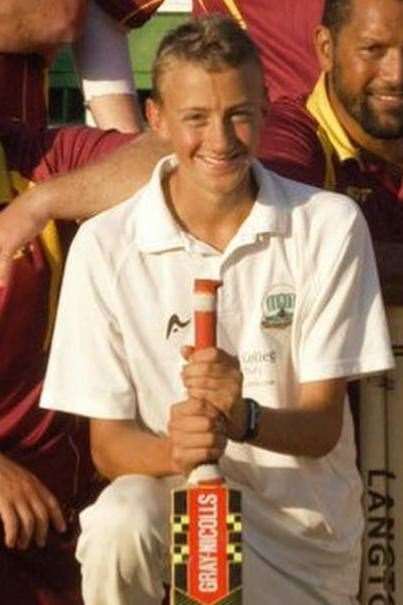 Ed Glover, 18, was a talented cricket player