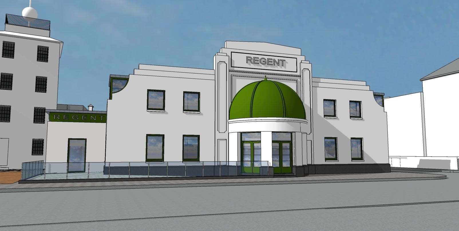 Plans for a cinema at The Regent have been approved after an eight year wait