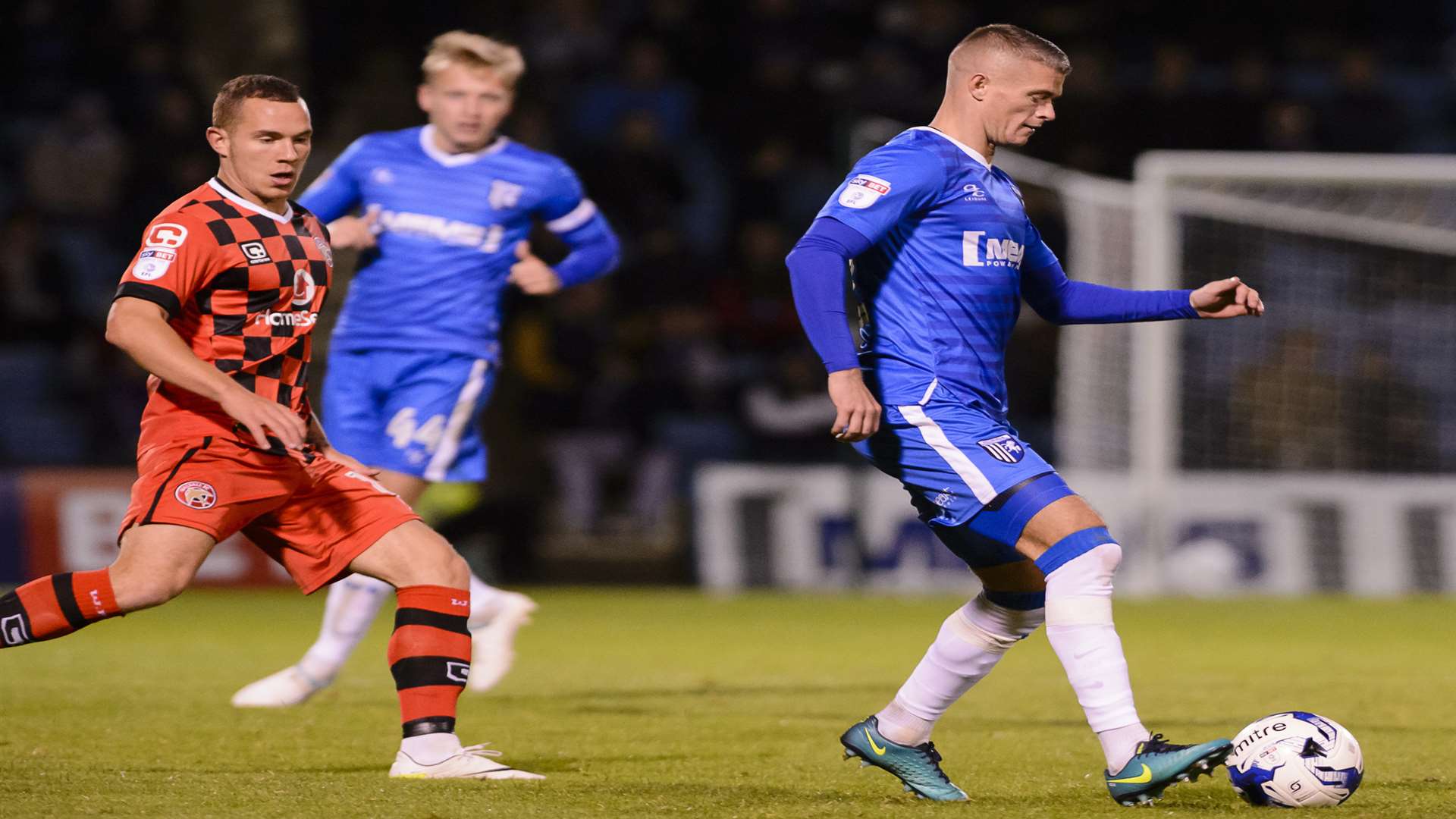 Paul Konchesky on the ball for Gills. Picture: Andy Payton