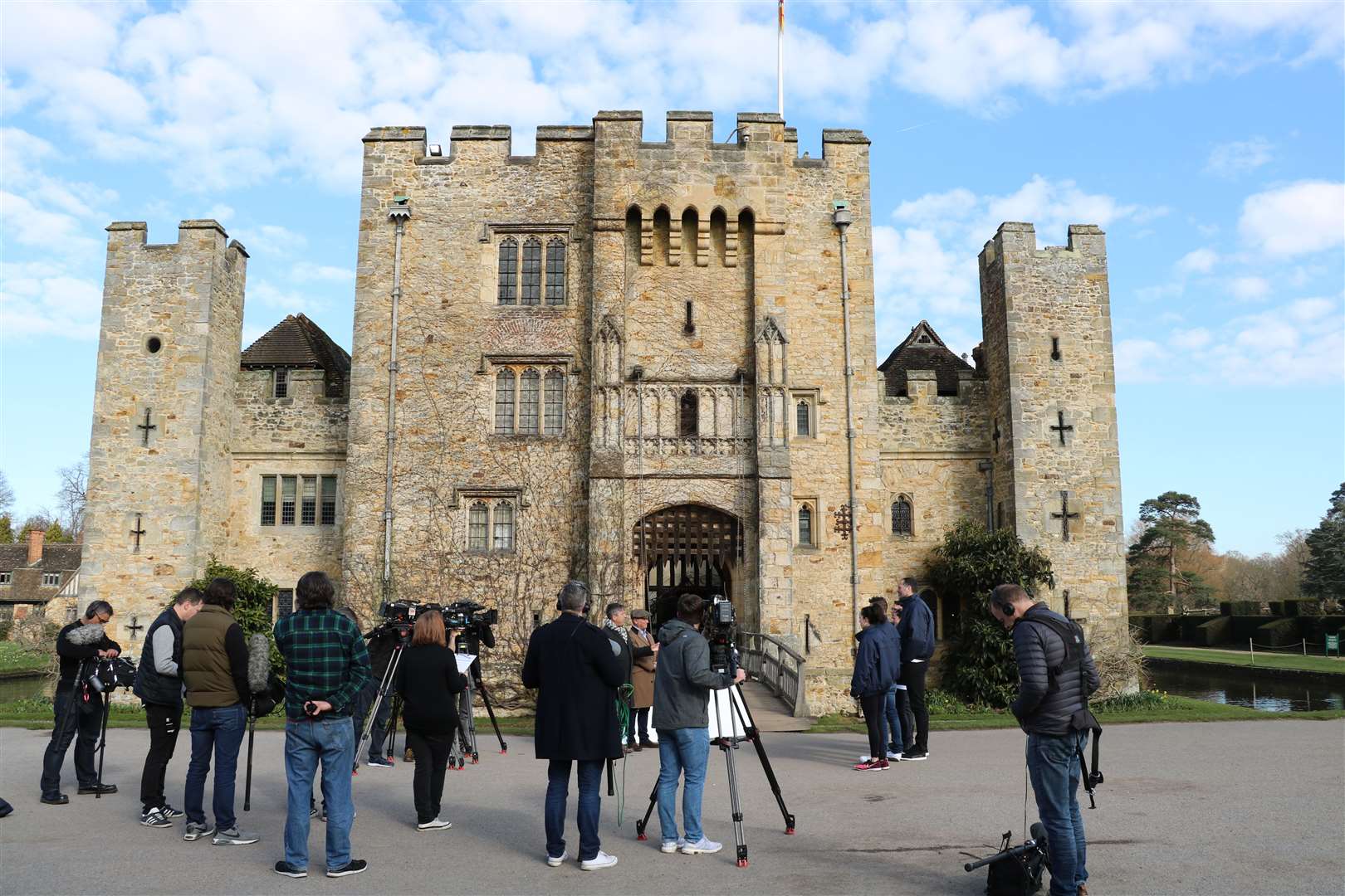 An episode of Masterchef was filmed at the castle last year. Picture: Hever Castle and Gardens (8932708)