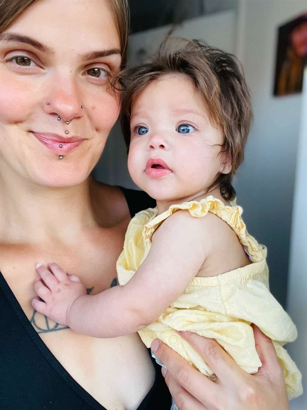 Louiza Arnold with daughter Ember