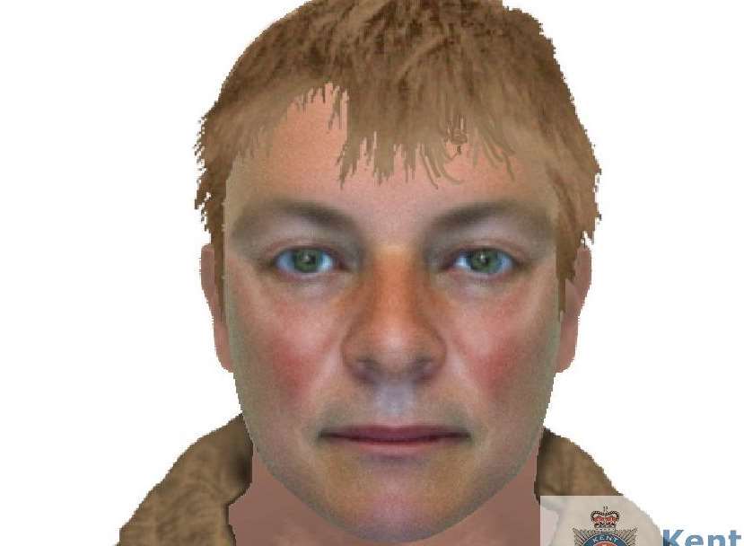 The e-fit issued by Kent Police