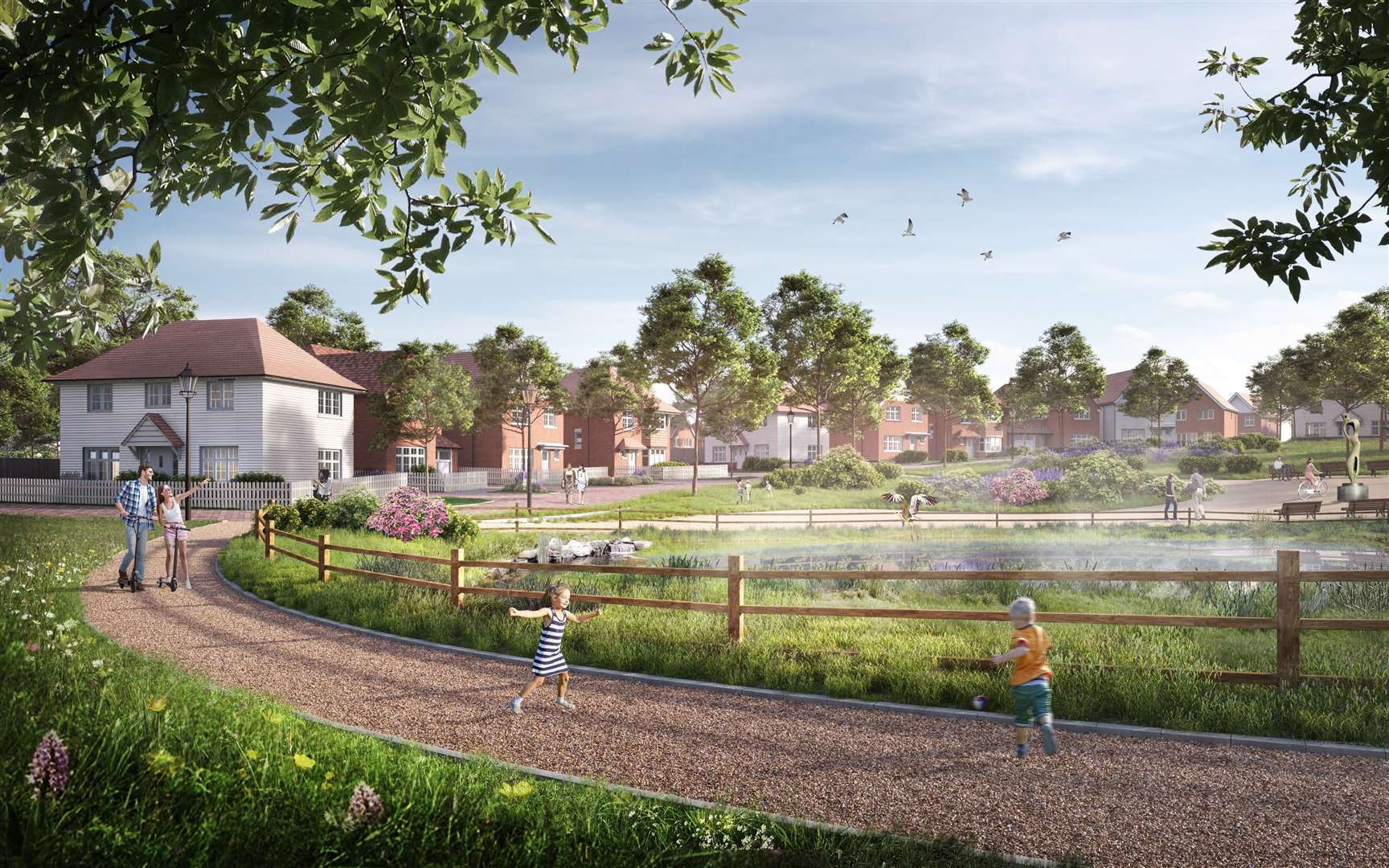 How the Large Burton development in Ashford could look