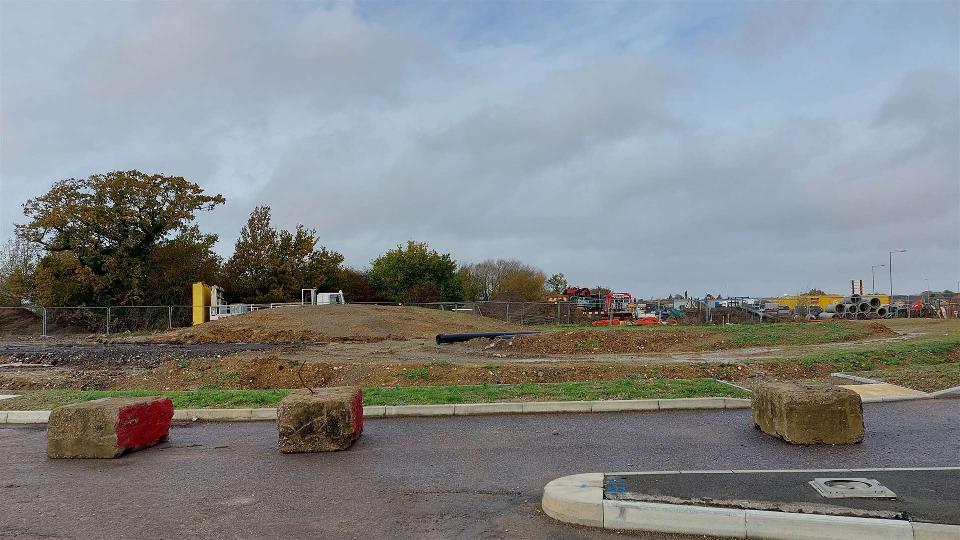 This land will be turned into an Aldi store