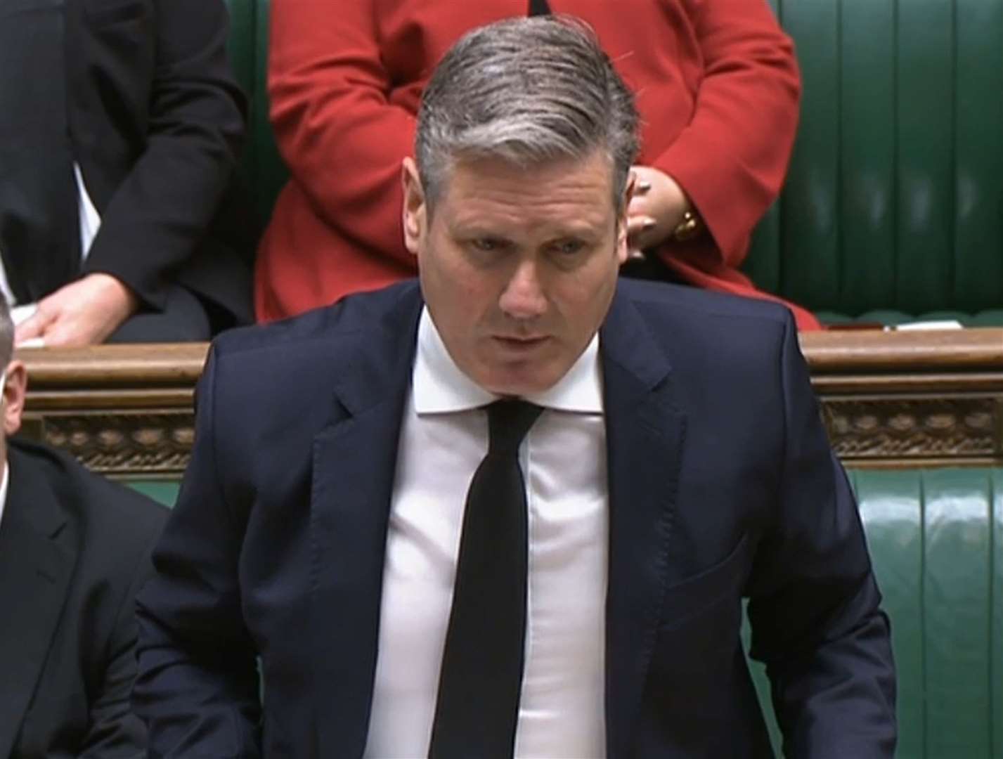 Labour leader Keir Starmer speaks during Prime Minister’s Questions in the House of Commons (PA)