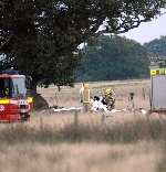 The scene of the crash in 2007
