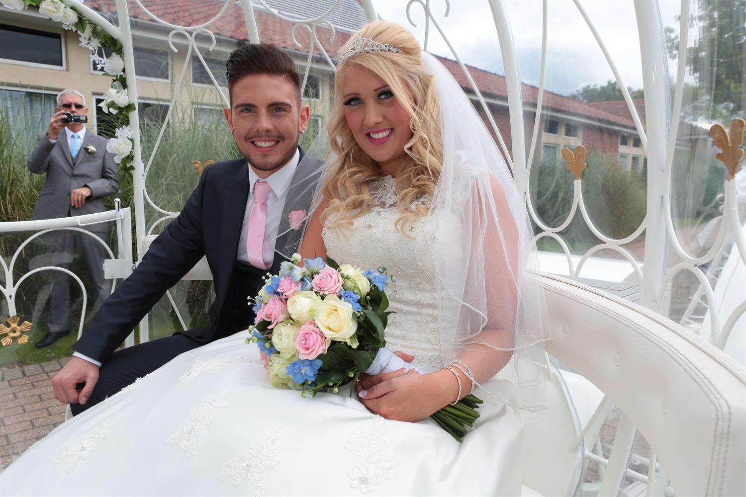 Fairytale themed wedding for Sophie-Rose Bance and Ashley Long