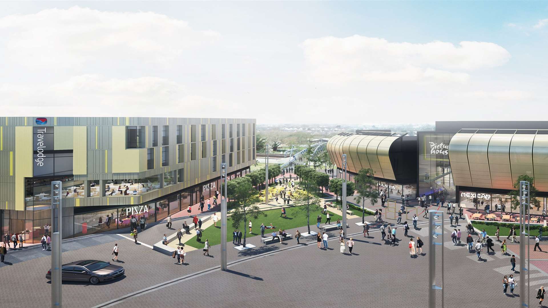 There will be a £75 million cinema and hotel complex in Ashford