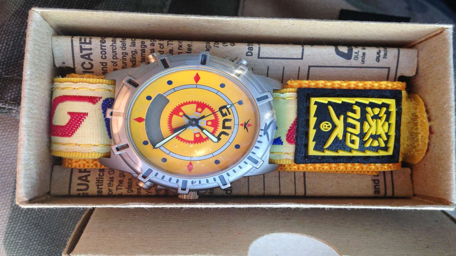The unique watch David designed is still missing