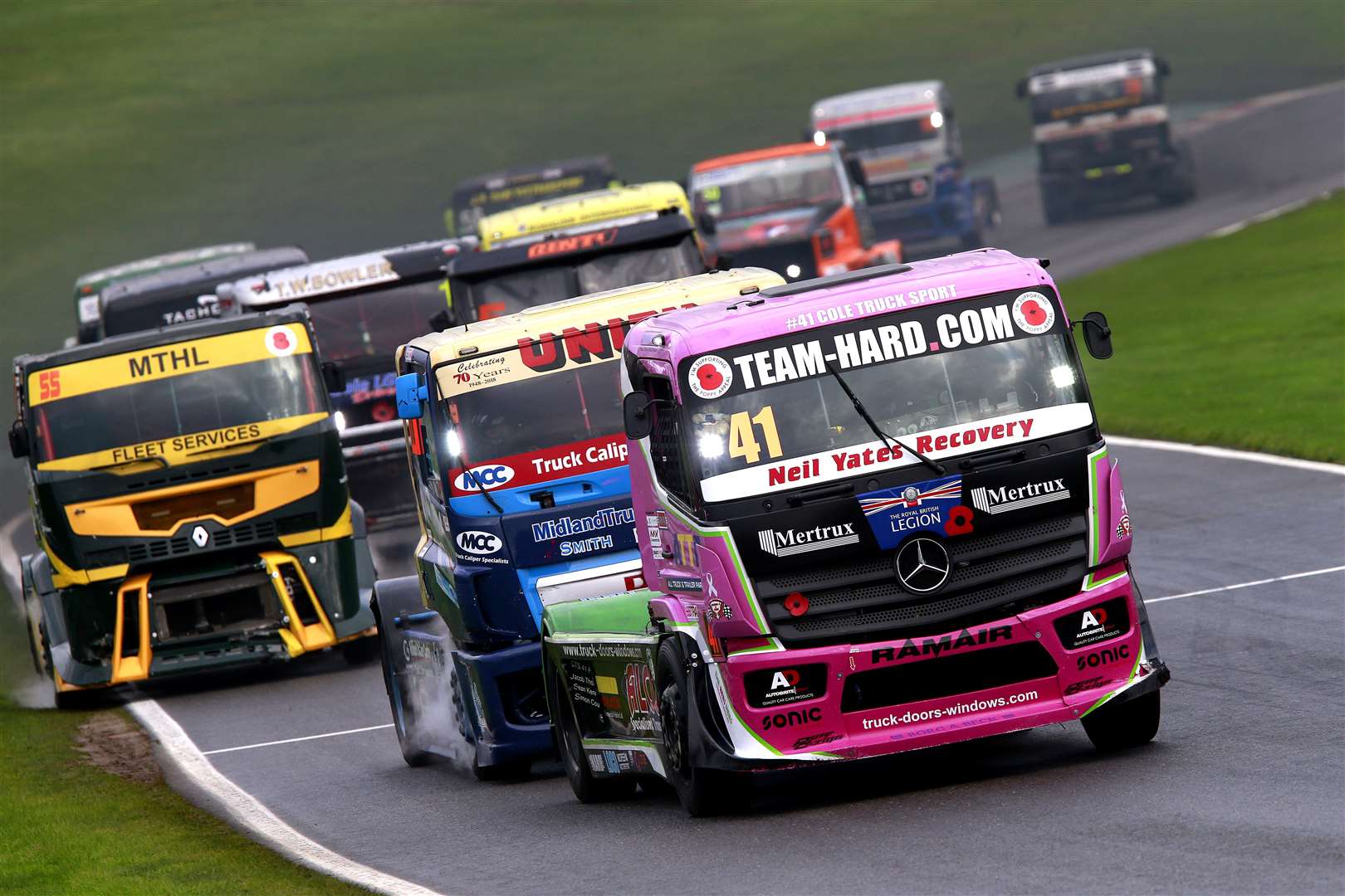 This weekend's British Truck Racing Championship event at Brands Hatch has been cancelled Picture: Simon Hildrew