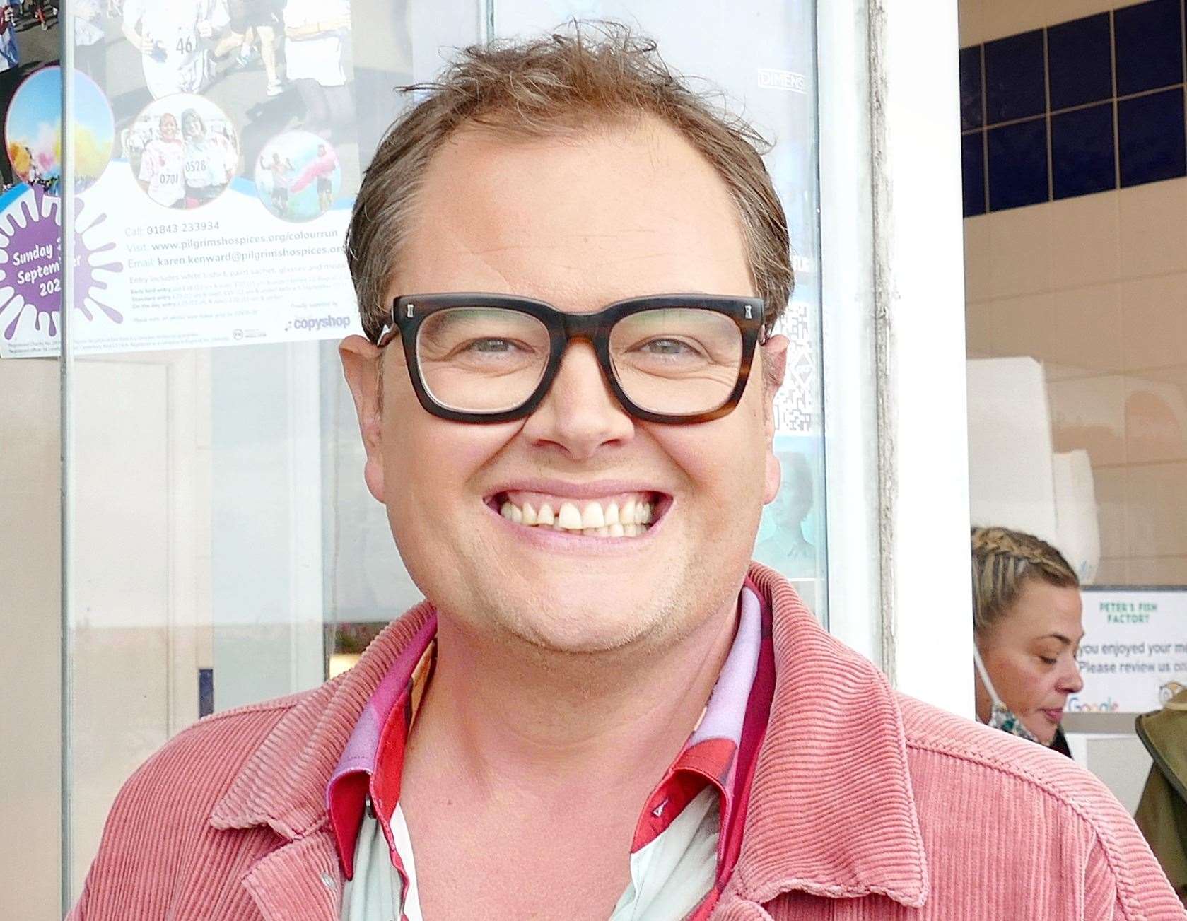 Podcast host Alan Carr, pictured in Margate. Picture: Frank Leppard Photography
