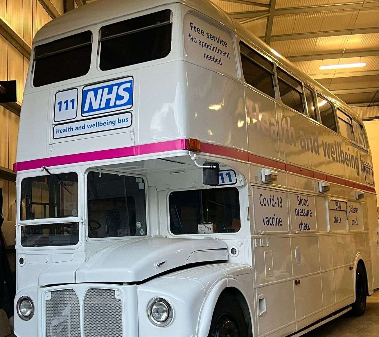 NHS health and wellbeing bus is coming to Medway, it will spend time in the Asda car parks in Strood and Gillingham