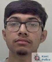 Monsur Ali, 18, of Nelson Road, Northfleet. Picture: Kent Police